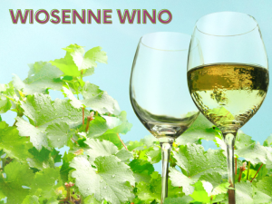WIOSENNE WINO